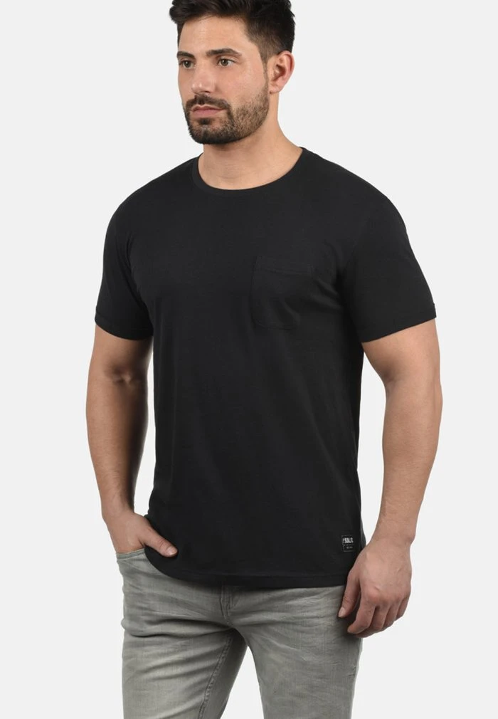 Vente flash 💯 Solid SDBOB - T-shirt Basique - Black 😀 1 Vente flash 💯 Solid SDBOB - T-shirt Basique - Black 😀