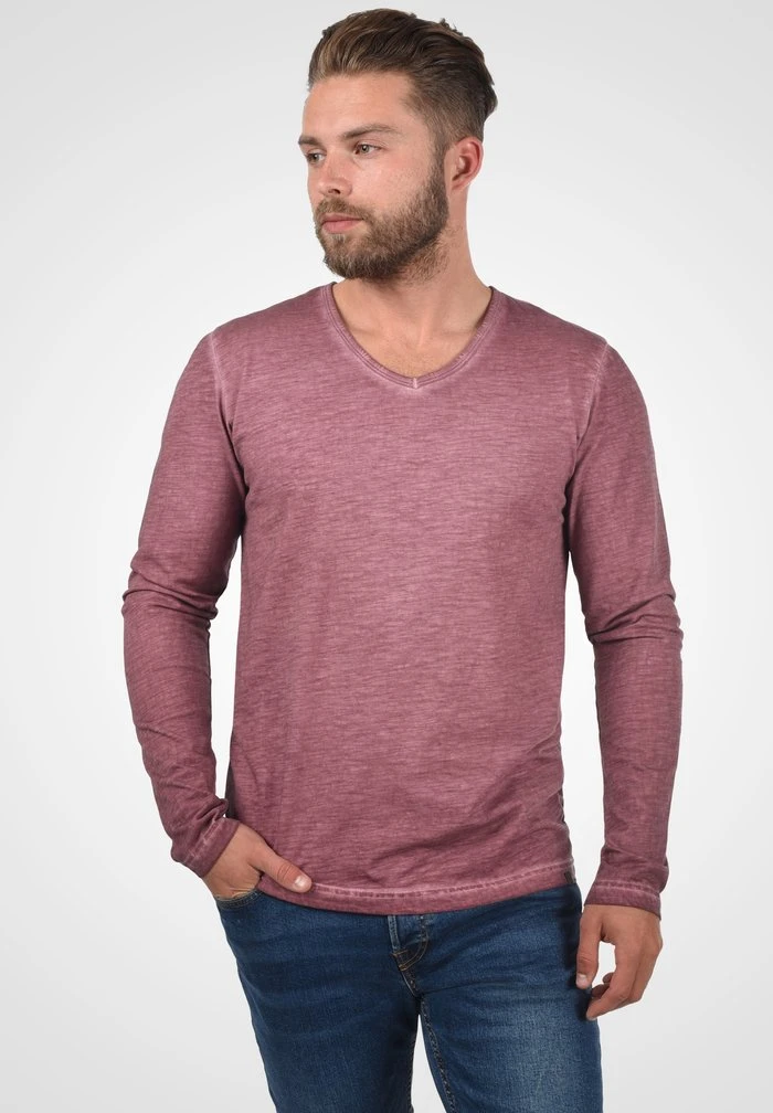 Remise đ Solid SDCORNELIO - T-shirt à Manches Longues - Wine Red â 1 Remise đ Solid SDCORNELIO - T-shirt à Manches Longues - Wine Red â