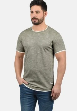 Top 10 ⌛ Solid SDRIGOS - T-shirt Basique - Dusty Olive ✨