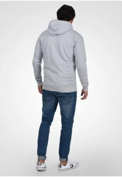 De gros 🧨 Solid SDTAMBO - Sweat à Capuche Zippé - Light Grey Melange 😉 -Solid Soldes 9c90ca99e68e4603b58e0dd76fd807a8
