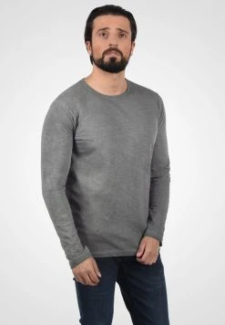 Acheter ⭐ Solid SDCONNER - T-shirt à Manches Longues - Dark Grey 🥰