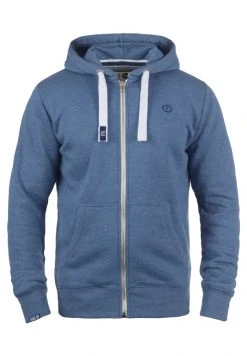 Grosses soldes 😉 Solid SDBENNZIP - Sweat à Capuche Zippé - Faded Blue 🤩 -Solid Soldes 9e80104da51848e2a8914665b886a79a