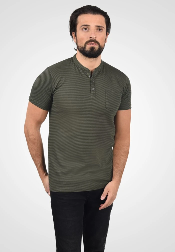 Remise ⌛ Solid SDALFI - T-shirt Imprimé - Ivy Green Melange 🎉 1 Remise ⌛ Solid SDALFI - T-shirt Imprimé - Ivy Green Melange 🎉