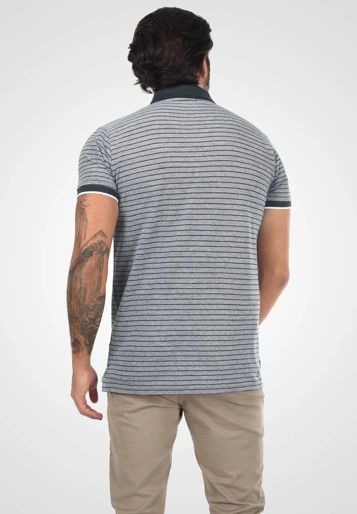 Coupon 👍 Solid PANTELIS - Polo - Insignia Blue Melange 😍 3 Coupon 👍 Solid PANTELIS - Polo - Insignia Blue Melange 😍 – Image 3