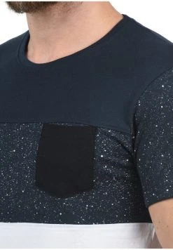 Coupon 😉 Solid SDKOLD - T-shirt Imprimé - Dark Blue ⌛ -Solid Soldes a129f54627554eb2b2b4a264f4944528