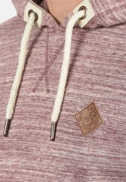 Promo 😍 Solid SDKEVIN - Sweat à Capuche - Wine Red 🔥 -Solid Soldes a1a6feeab1e047f6b9583eff547712e8