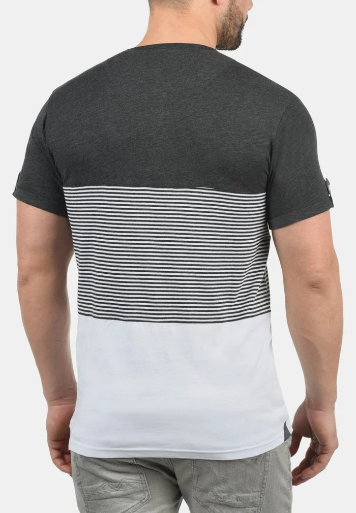 Bon marché 🎁 Solid SDMAREK - T-shirt Imprimé - Dark Grey Melange 😉 2 Bon marché 🎁 Solid SDMAREK - T-shirt Imprimé - Dark Grey Melange 😉 – Image 2