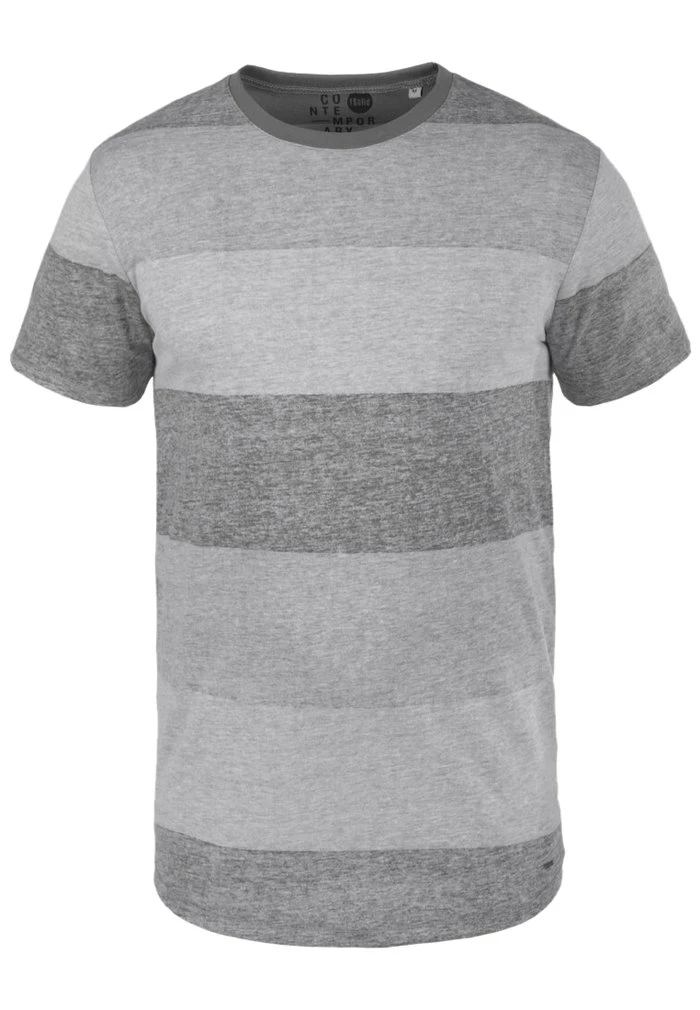 Meilleur prix 🤩 Solid SDTEINE - T-shirt Imprimé - Light Grey 🌟 3 Meilleur prix 🤩 Solid SDTEINE - T-shirt Imprimé - Light Grey 🌟 – Image 3