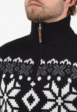 Remise 🎁 Solid SDNORWIN - Pullover - Black 👏 -Solid Soldes a54e07edd74b46df8bccdc2960ce868d