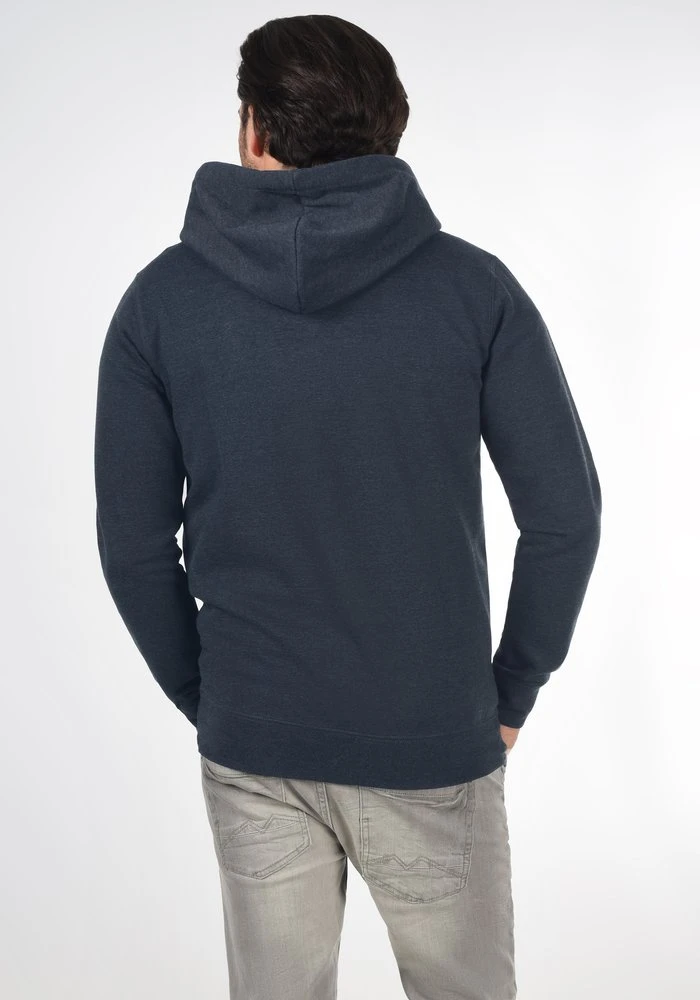 Sortie ⭐ Solid SDBERTIZIP - Sweat à Capuche Zippé - Blue Melange 👍 5 Sortie ⭐ Solid SDBERTIZIP - Sweat à Capuche Zippé - Blue Melange 👍 – Image 5