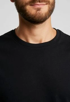 Grosses soldes ✨ Solid SDROCK - T-shirt Basique - Black 👏 -Solid Soldes a5bad0f16518486f995763395258147d