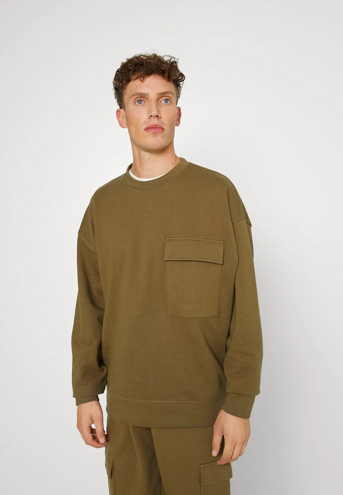 Le moins cher 🥰 Solid VARDEN CREWNECK - Sweatshirt - Kangaroo ✨ 1 Le moins cher 🥰 Solid VARDEN CREWNECK - Sweatshirt - Kangaroo ✨