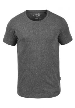 Promo ⭐ Solid SDTHIAS - T-shirt Basique - Black ❤️ -Solid Soldes a61ddb2c3ee543c59747b346eb24e4a7