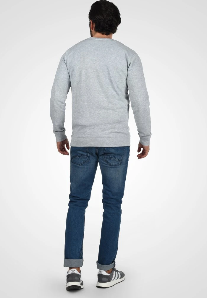 Remise ⌛ Solid SDTARABO - Sweatshirt - Light Grey Melange 🔥 3 Remise ⌛ Solid SDTARABO - Sweatshirt - Light Grey Melange 🔥 – Image 3