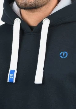 Promo ⭐ Solid SDBENNHOOD - Sweat à Capuche - Blue ✔️ -Solid Soldes a6970c7b3ac94bf09ac5184686672a9a