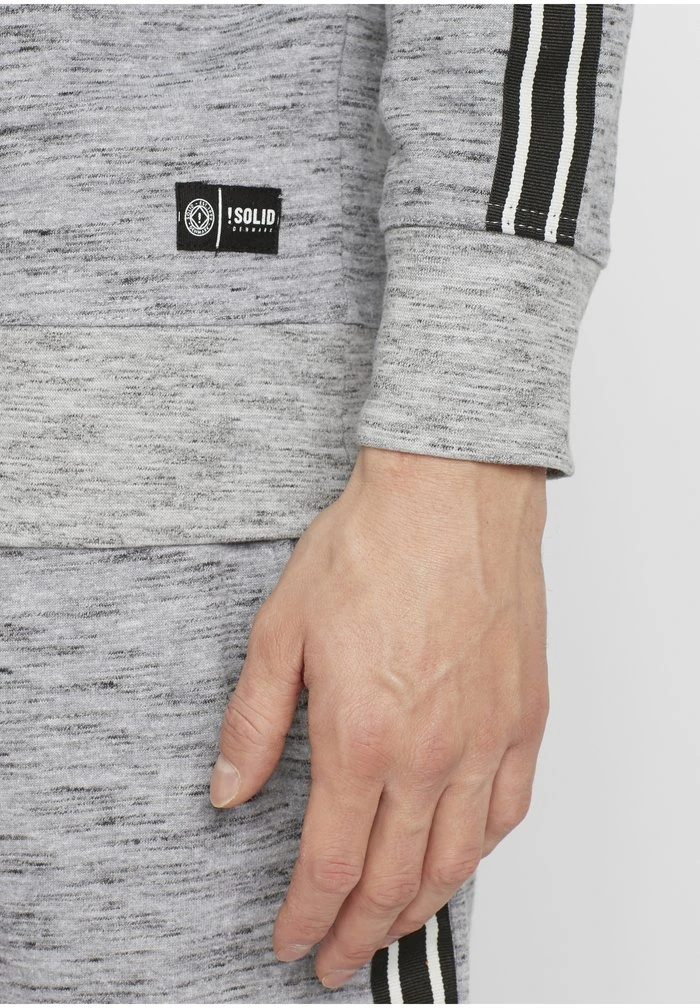 Tout neuf 🌟 Solid SDGALDO - Sweat à Capuche - Grey Melange ✔️ 5 Tout neuf 🌟 Solid SDGALDO - Sweat à Capuche - Grey Melange ✔️ – Image 5