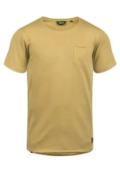 Remise 😍 Solid SDANDREJ - T-shirt Basique - Beige 💯 -Solid Soldes a797794dafc44ae4bb019036e33828a1