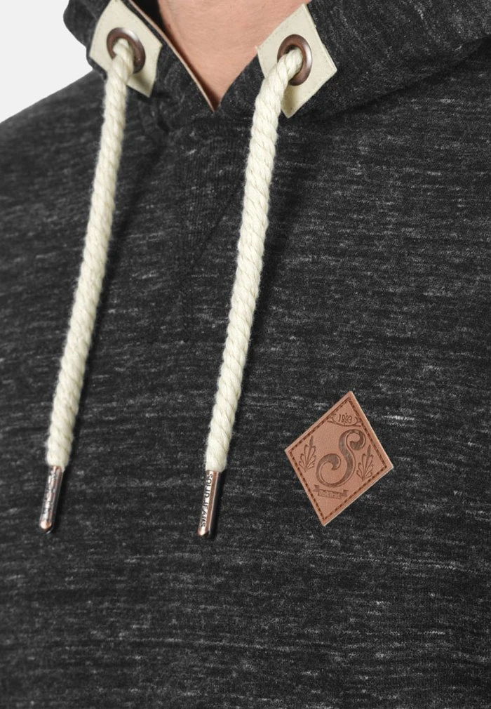 Nouveau 🎉 Solid SDKEVIN - Sweat à Capuche - Black 🔔 3 Nouveau 🎉 Solid SDKEVIN - Sweat à Capuche - Black 🔔 – Image 3