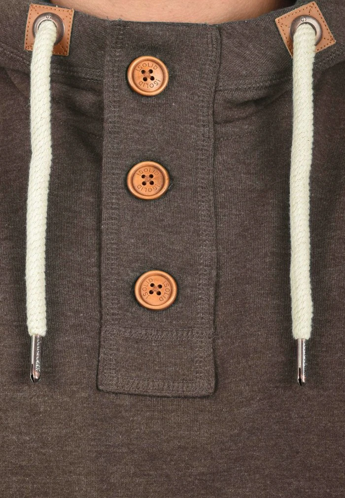 Sortie ⌛ Solid SDTRIPSTRIP - Sweat à Capuche - Coffee Bea 👏 3 Sortie ⌛ Solid SDTRIPSTRIP - Sweat à Capuche - Coffee Bea 👏 – Image 3