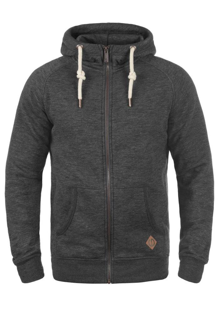 Vente flash 💯 Solid SDVITU - Sweat à Capuche Zippé - Grey 👏 2 Vente flash 💯 Solid SDVITU - Sweat à Capuche Zippé - Grey 👏 – Image 2