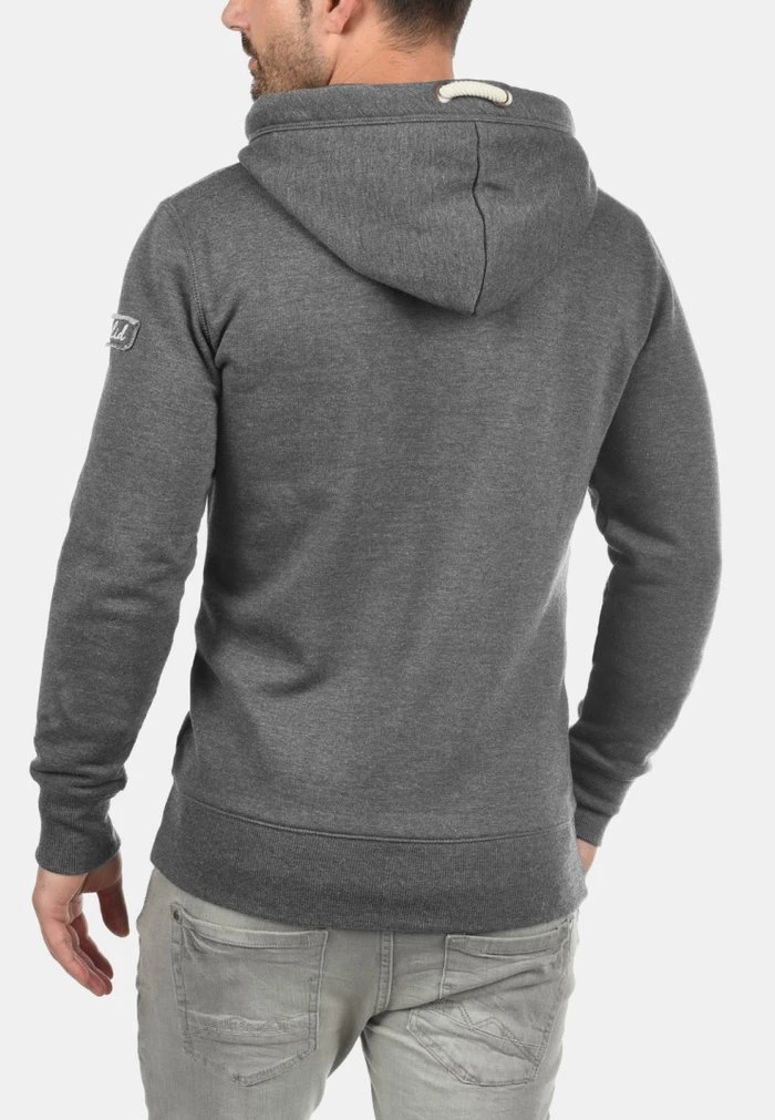 Meilleure vente 🧨 Solid SDTRIPSTRIP - Sweat à Capuche - Grey Melange ✨ 2 Meilleure vente 🧨 Solid SDTRIPSTRIP - Sweat à Capuche - Grey Melange ✨ – Image 2
