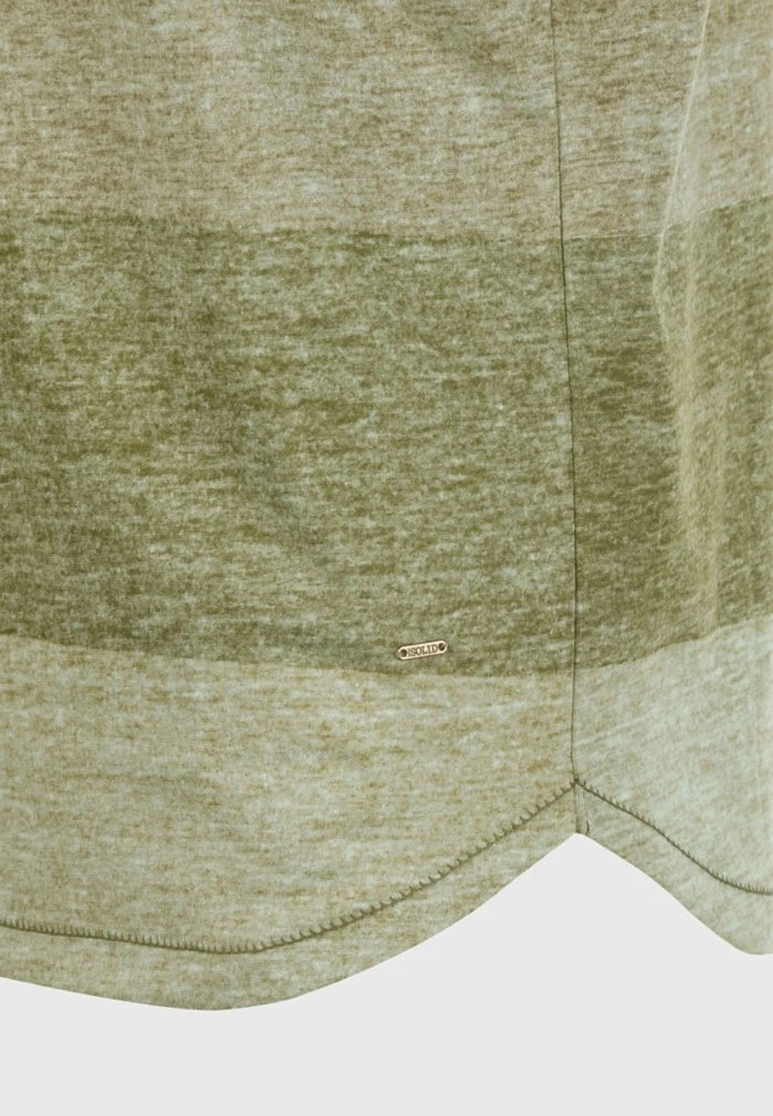 Nouveau 👍 Solid SDTEINE - T-shirt Imprimé - Olive 🌟 4 Nouveau 👍 Solid SDTEINE - T-shirt Imprimé - Olive 🌟 – Image 4