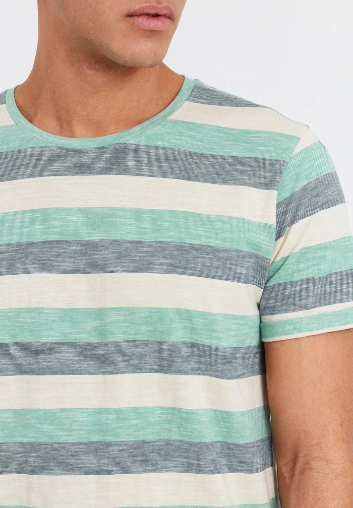 Bon marché 🥰 Solid SDTHICCO - T-shirt Imprimé - Green/white 🌟 4 Bon marché 🥰 Solid SDTHICCO - T-shirt Imprimé - Green/white 🌟 – Image 4