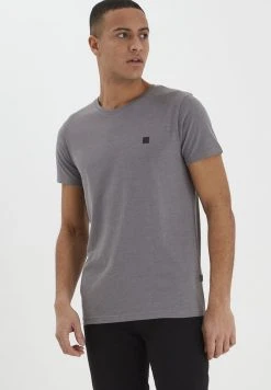 Promo ❤️ Solid SDCONNI - T-shirt Basique - Grey Melange 😀