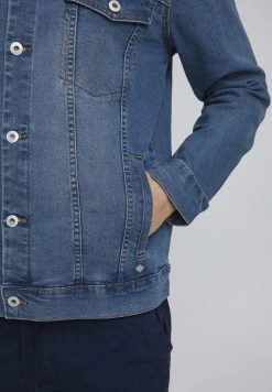 De gros ✨ Solid Veste En Jean - Middle Blue Denim ⭐ -Solid Soldes af351942ff564da1af64e7342273a644