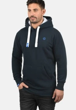 Promo ⭐ Solid SDBENNHOOD - Sweat à Capuche - Blue ✔️