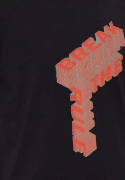 Meilleure affaire ⌛ Solid SDPAI - T-shirt Imprimé - Black ⭐ -Solid Soldes b2b7d84bbd4e4bcf9acd1b4950f6036a