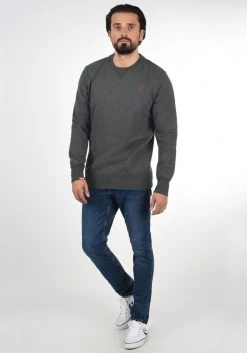 Nouveau ✨ Solid SDBENN - Sweatshirt - Med Grey 😍 -Solid Soldes b3ab8eb3607747c39e6f638621c12303