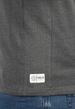 Meilleur prix 🌟 Solid SDDORIANO - T-shirt à Manches Longues - Grey ⌛ -Solid Soldes b42ca465249349bda2d9d7a5f4ad26e0