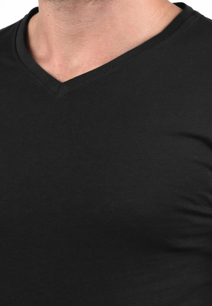 Vente flash 🌟 Solid SDBASIL - T-shirt à Manches Longues - Black 😍 3 Vente flash 🌟 Solid SDBASIL - T-shirt à Manches Longues - Black 😍 – Image 3
