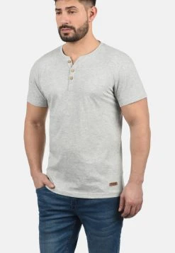 Bon marché ✨ Solid SDVOLKER - T-shirt Basique - Light Grey Melange 🥰