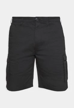Promo ✨ Solid JACK JIM LIGHT CARGO - Short - Black ❤️ -Solid Soldes b6af2966e7784f95b857211fc9663295