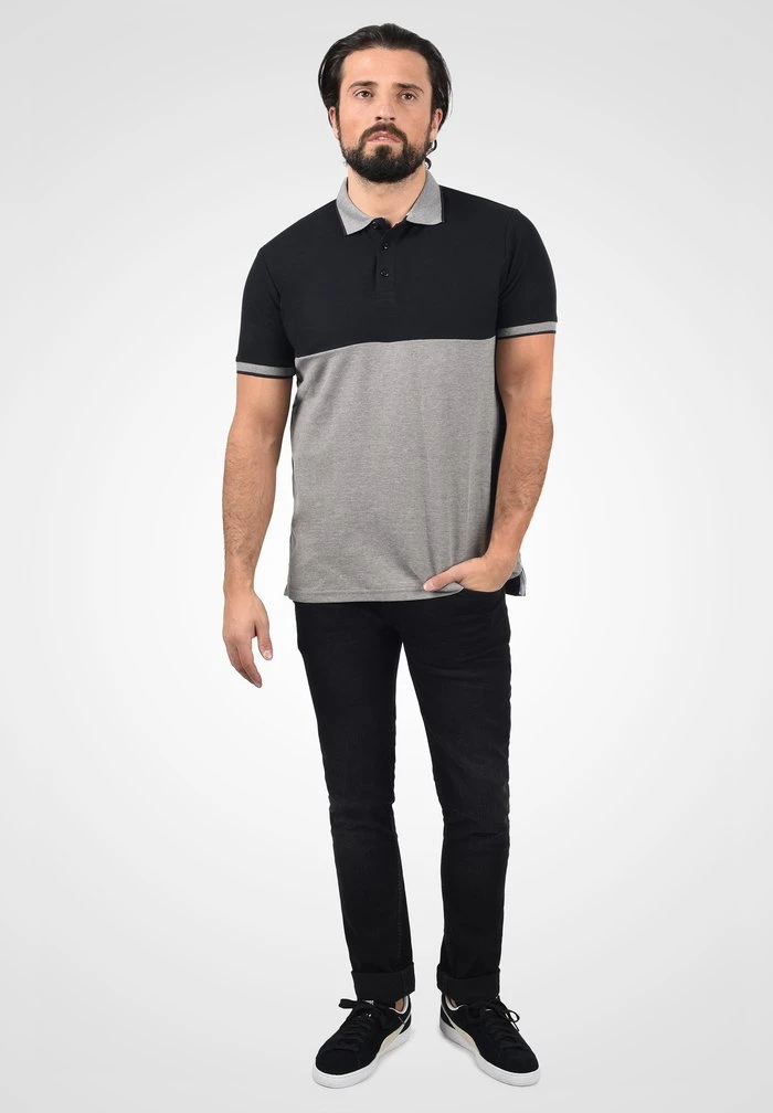 Tout neuf 🥰 Solid SDCORBIN - Polo - Black ❤️ 2 Tout neuf 🥰 Solid SDCORBIN - Polo - Black ❤️ – Image 2