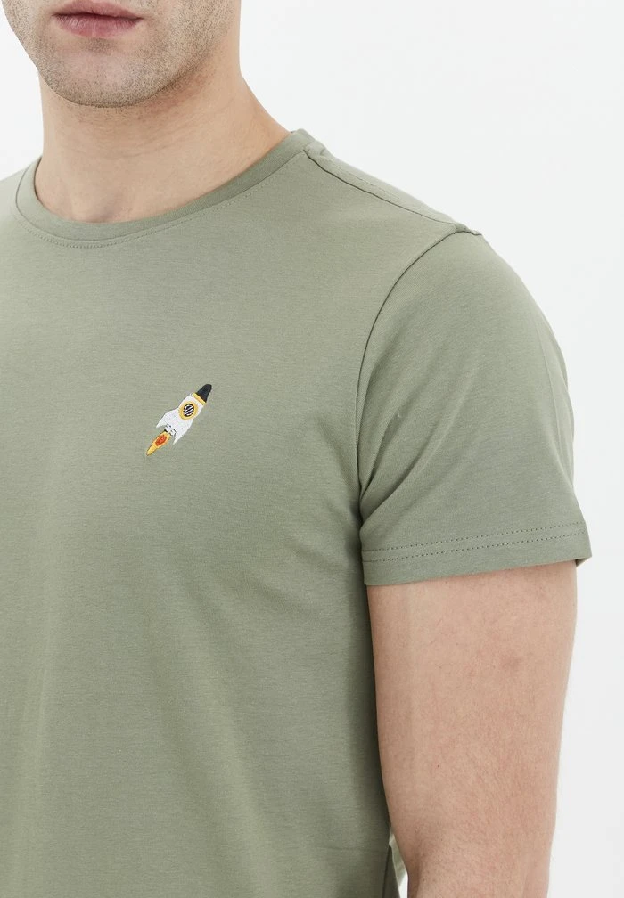 Meilleure affaire 👏 Solid SDTHORGE - T-shirt Basique - Hedge Green 🎁 4 Meilleure affaire 👏 Solid SDTHORGE - T-shirt Basique - Hedge Green 🎁 – Image 4