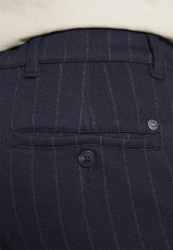 Meilleure vente 😀 Solid BARRO STRIPE PANTS - Chino - Insignia Blue 😍 -Solid Soldes b7dfdc5f16b4485d8827f8a8c313632c