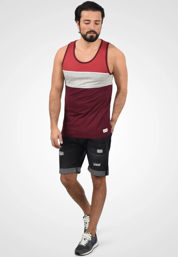 Top 10 ⌛ Solid SDCOBY - Débardeur - Wine Red ⌛ 2 Top 10 ⌛ Solid SDCOBY - Débardeur - Wine Red ⌛ – Image 2