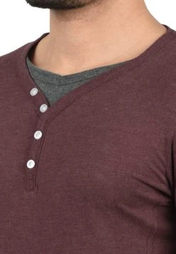 Le moins cher 😍 Solid DORIAN - T-shirt Basique - Wine Red M 🌟 -Solid Soldes b86bfe3ce66b4c709c1856c211553f47
