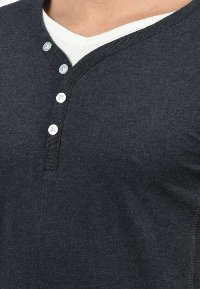 Offres 😉 Solid SDDORIANO - T-shirt à Manches Longues - Dark Blue 👍 3 Offres 😉 Solid SDDORIANO - T-shirt à Manches Longues - Dark Blue 👍 – Image 3