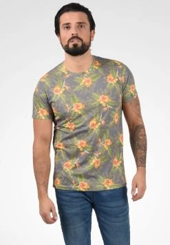 Meilleure vente 🥰 Solid SDFAIK - T-shirt Imprimé - Dark Grey 🔥