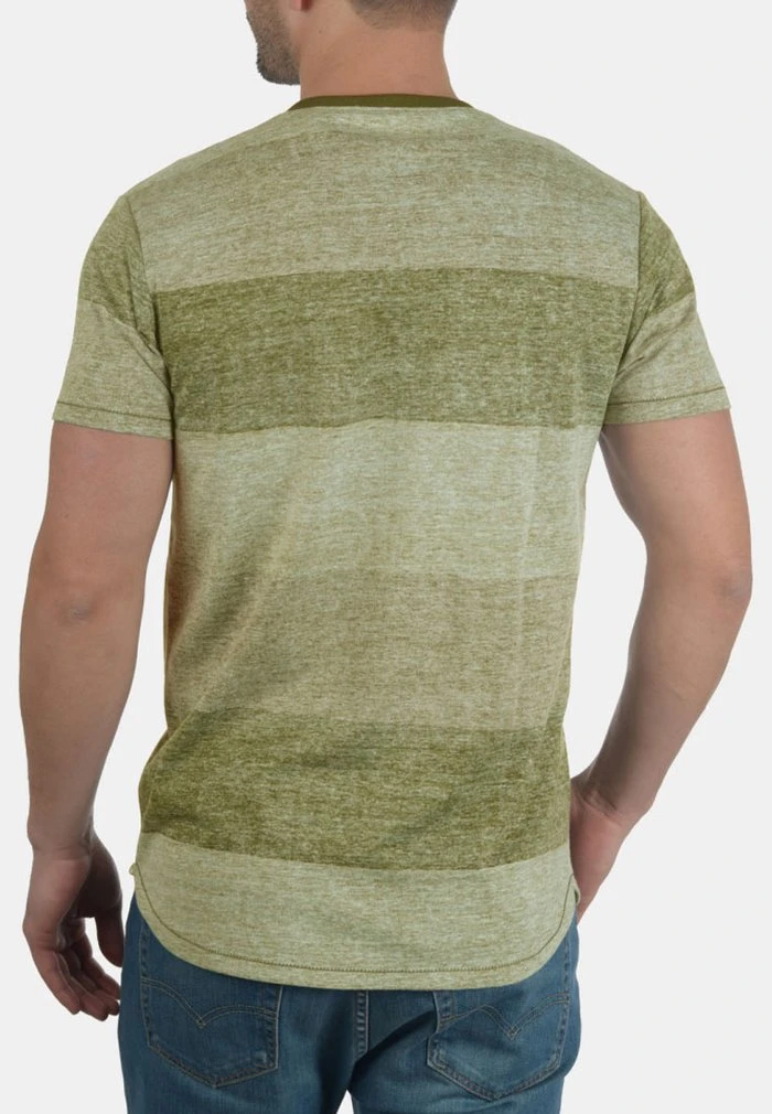 Nouveau 👍 Solid SDTEINE - T-shirt Imprimé - Olive 🌟 2 Nouveau 👍 Solid SDTEINE - T-shirt Imprimé - Olive 🌟 – Image 2