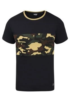 Sortie 🤩 Solid SDCALLUX - T-shirt Imprimé - Black Dusty 👍 -Solid Soldes bc6eb209cf484efc9977bae76453f4d5