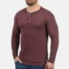 Meilleure vente ❤️ Solid SDDORIANO - T-shirt à Manches Longues - Dark Red 🎁
