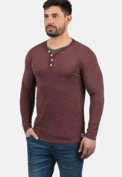 Meilleure vente ❤️ Solid SDDORIANO - T-shirt à Manches Longues - Dark Red 🎁