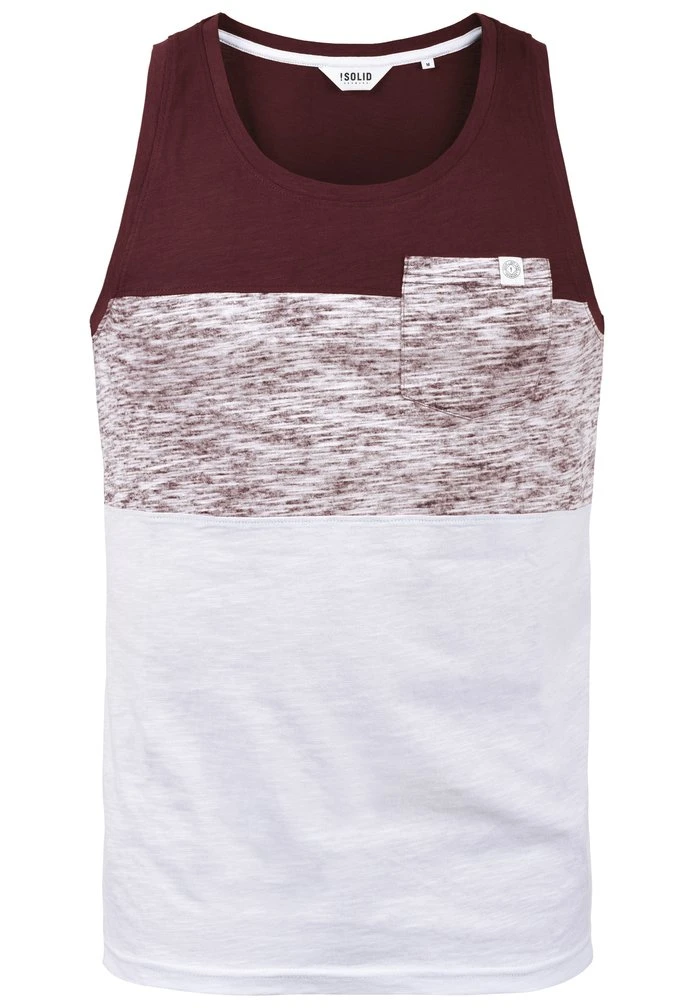 Top 10 ⌛ Solid SION - Débardeur - Wine Red 😍 5 Top 10 ⌛ Solid SION - Débardeur - Wine Red 😍 – Image 5