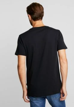 Grosses soldes ✨ Solid SDROCK - T-shirt Basique - Black 👏 -Solid Soldes bf91b8677df5461fba77e3b71a4b364f