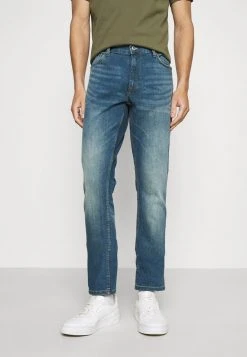 Meilleur prix 😉 Solid JOY GREENCAST - Jean Slim - Middle Vintage Blue Denim 😍